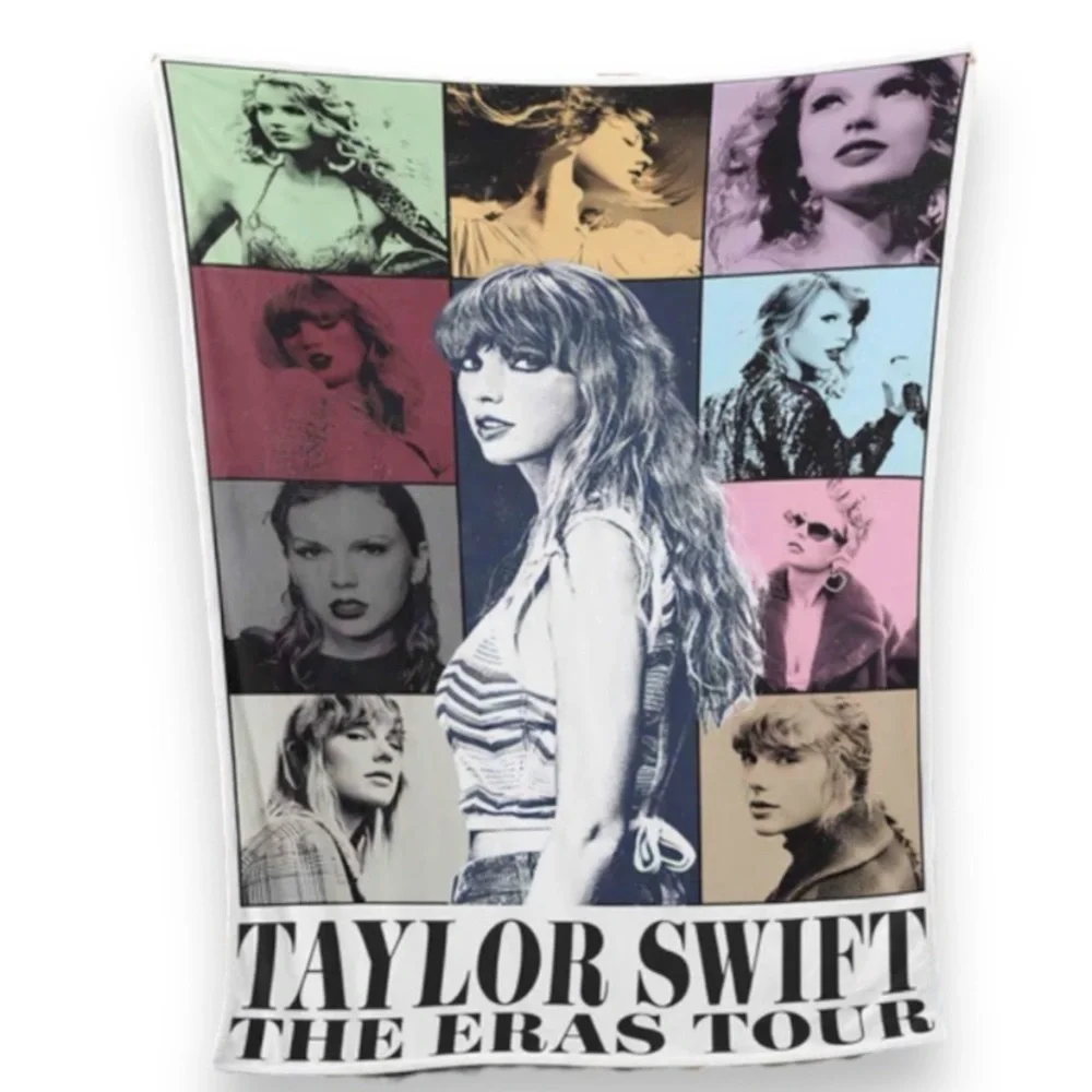 Taylor Swift Fleece Throw 4’ x 5’ NEW The Eras Tour